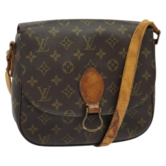 LOUIS VUITTON Monogram Saint Cloud GM Shoulder Bag M51242 LV Auth 138607 - Picture 1 of 16
